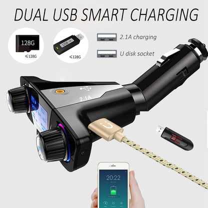 Trasmettitore FM lettore MP3 kit vivavoce per auto wireless