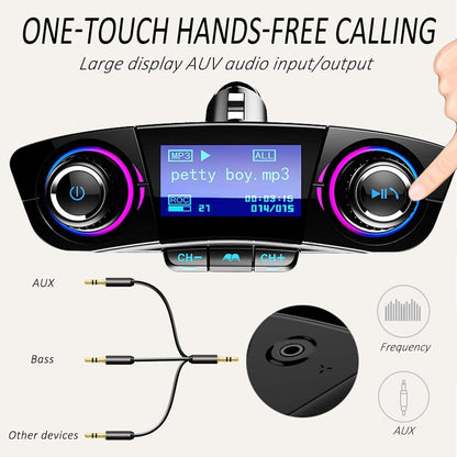 Trasmettitore FM lettore MP3 kit vivavoce per auto wireless