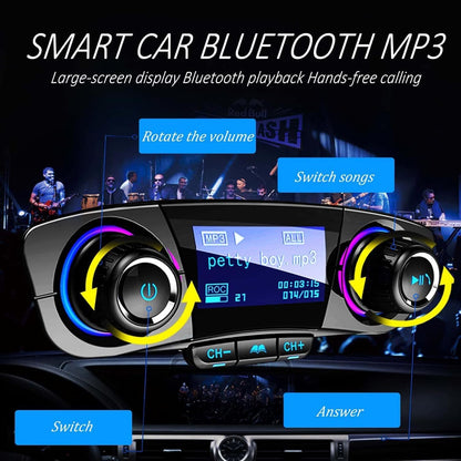 Trasmettitore FM lettore MP3 kit vivavoce per auto wireless